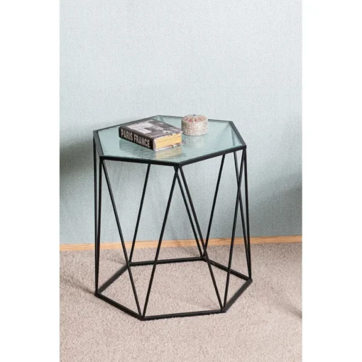3S. x Home table d'appoint plateaux en verre trempé décoratif Sale