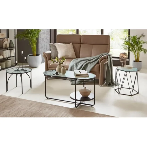 3S. x Home table d'appoint plateaux en verre trempé décoratif Sale