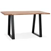 ALTEREGO Table de bar haute 'RAFA' en bois massif et métal Online
