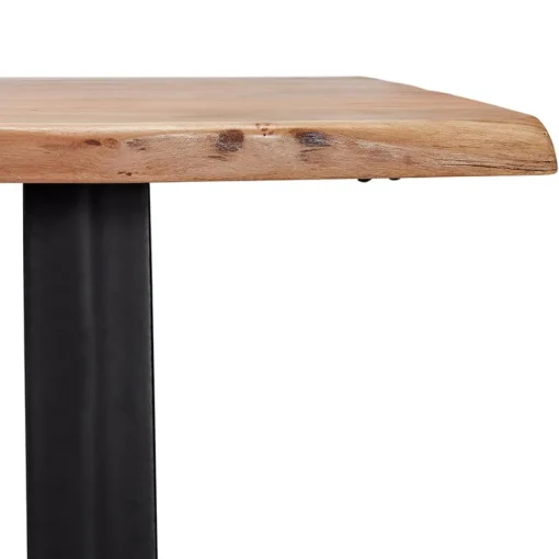 ALTEREGO Table de bar haute 'RAFA' en bois massif et métal Online