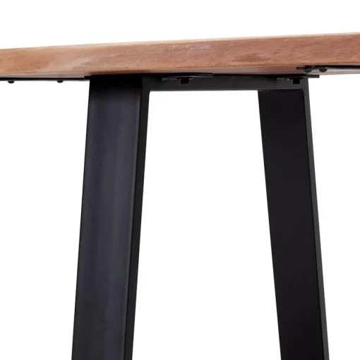 ALTEREGO Table de bar haute 'RAFA' en bois massif et métal Online
