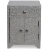 3S. x Home Table de chevet 1 tiroir Argent HERMAN Hot