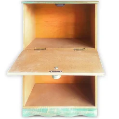 3S. x Home Table de chevet style oriental bois sculpté 1 porte Monbolyto Bois Vert Sale