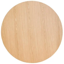 ALTEREGO Table de cuisine ronde 'MIDY' finition naturelle style scandinave Sale