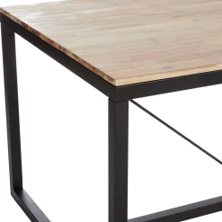 3S. x Home Table De Dîner Marron EDENA Hot