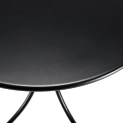 Macabane Table de jardin ronde 2 personnes 70x70cm VIANNEY Hot