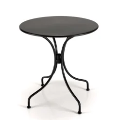 Macabane Table de jardin ronde 2 personnes 70x70cm VIANNEY Hot