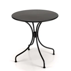 Macabane Table de jardin ronde 2 personnes 70x70cm VIANNEY Hot