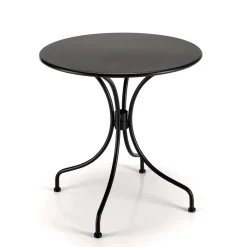Macabane Table de jardin ronde 2 personnes 70x70cm VIANNEY Hot