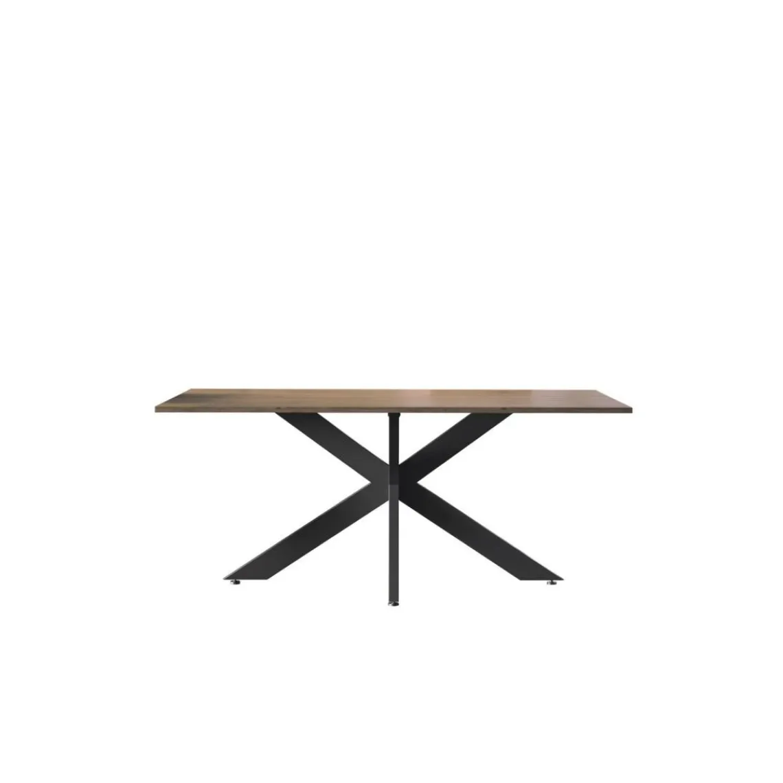 3S. x Home Table de repas SPIDER pieds métal Panneaux de particules de première qualité New