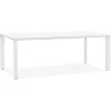 ALTEREGO Table de réunion ou à manger design 'XLINE' en bois blanc Online