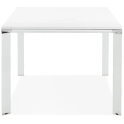 ALTEREGO Table de réunion ou à manger design 'XLINE' en bois blanc Online