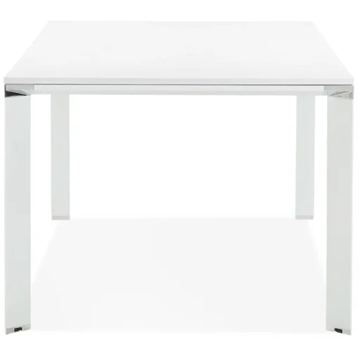 ALTEREGO Table de réunion ou à manger design 'XLINE' en bois blanc Online