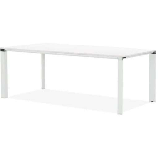 ALTEREGO Table de réunion ou à manger design 'XLINE' en bois blanc Online