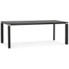 ALTEREGO Table de réunion ou à manger design 'XLINE' en bois noir