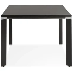 ALTEREGO Table de réunion ou à manger design 'XLINE' en bois noir