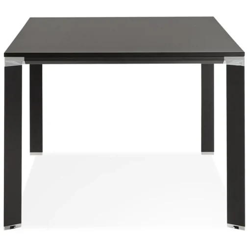 ALTEREGO Table de réunion ou à manger design 'XLINE' en bois noir