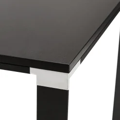 ALTEREGO Table de réunion ou à manger design 'XLINE' en bois noir