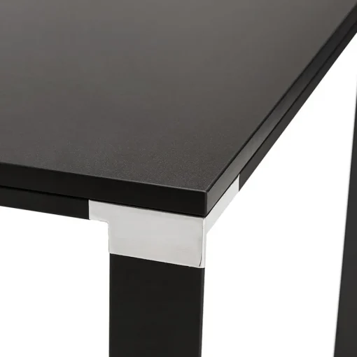 ALTEREGO Table de réunion ou à manger design 'XLINE' en bois noir