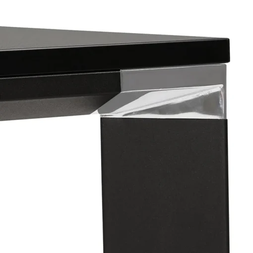 ALTEREGO Table de réunion ou à manger design 'XLINE' en bois noir