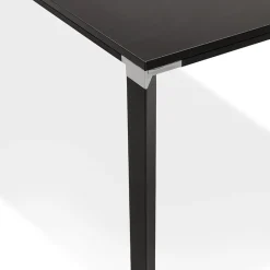 ALTEREGO Table de réunion ou à manger design 'XLINE' en bois noir
