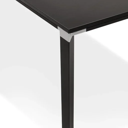 ALTEREGO Table de réunion ou à manger design 'XLINE' en bois noir