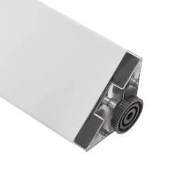 ALTEREGO Table de réunion ou bureau bench 'XLINE SQUARE' en bois finition Noyer et métal blanc Sale