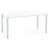 ALTEREGO Table de réunion ou bureau design 'FOCUS' blanc Outlet