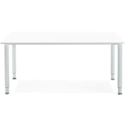 ALTEREGO Table de réunion ou bureau design 'FOCUS' blanc Outlet