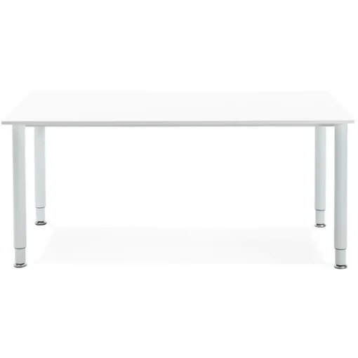 ALTEREGO Table de réunion ou bureau design 'FOCUS' blanc Outlet