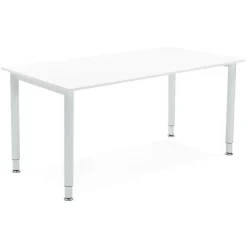 ALTEREGO Table de réunion ou bureau design 'FOCUS' blanc Outlet