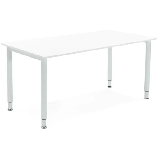 ALTEREGO Table de réunion ou bureau design 'FOCUS' blanc Outlet