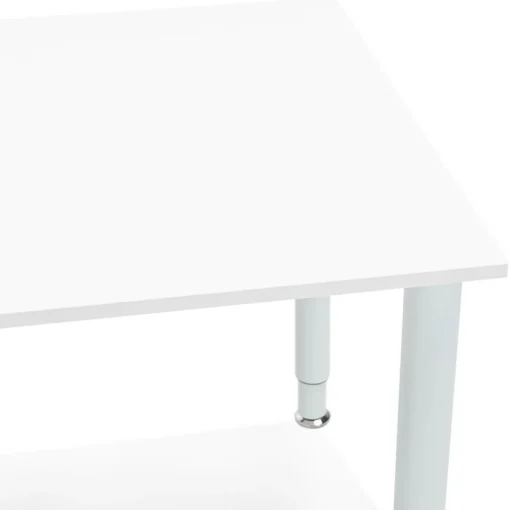 ALTEREGO Table de réunion ou bureau design 'FOCUS' blanc Outlet