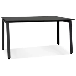 ALTEREGO Table de réunion ou bureau bench 'AMADEUS SQUARE' noir New