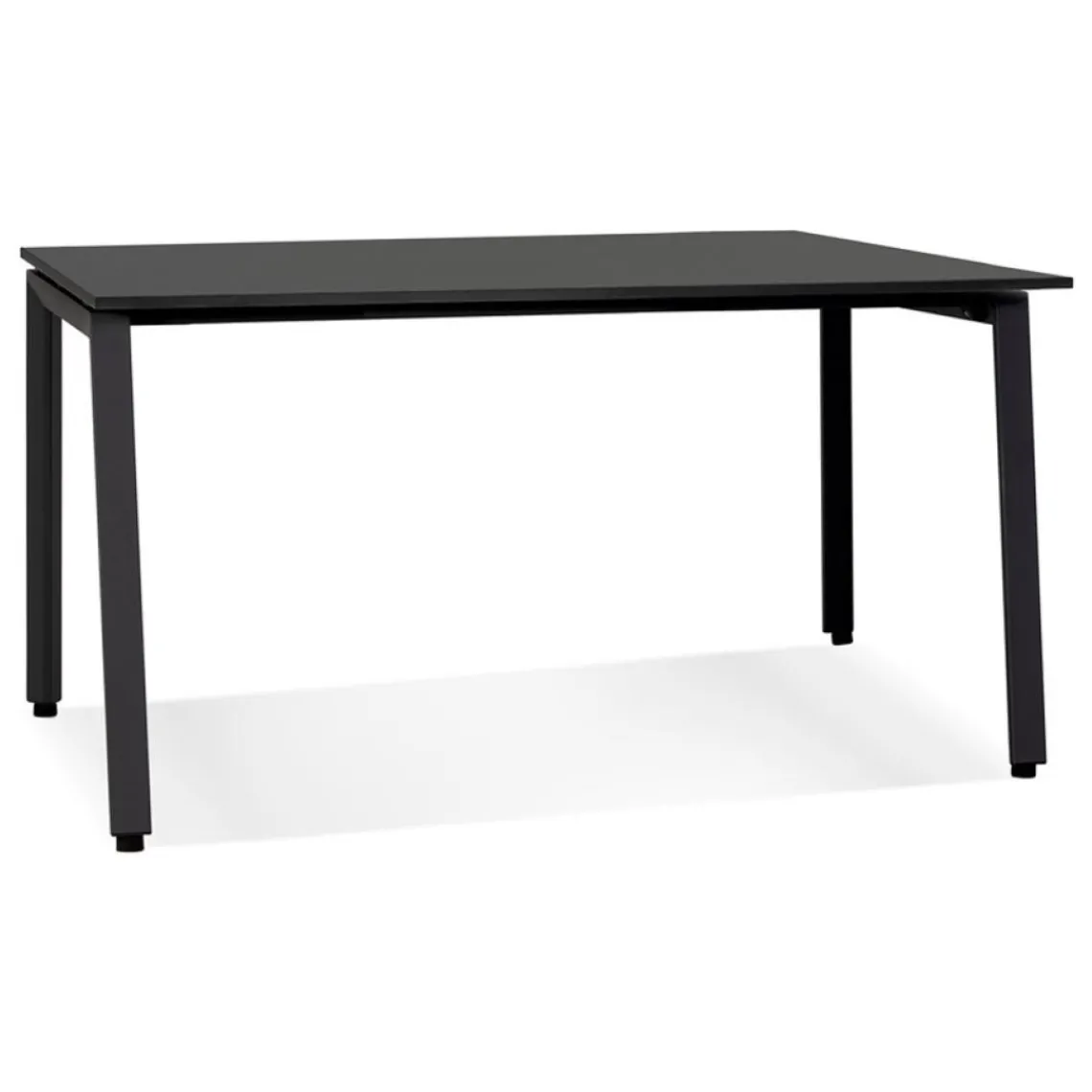 ALTEREGO Table de réunion ou bureau bench 'AMADEUS SQUARE' noir New