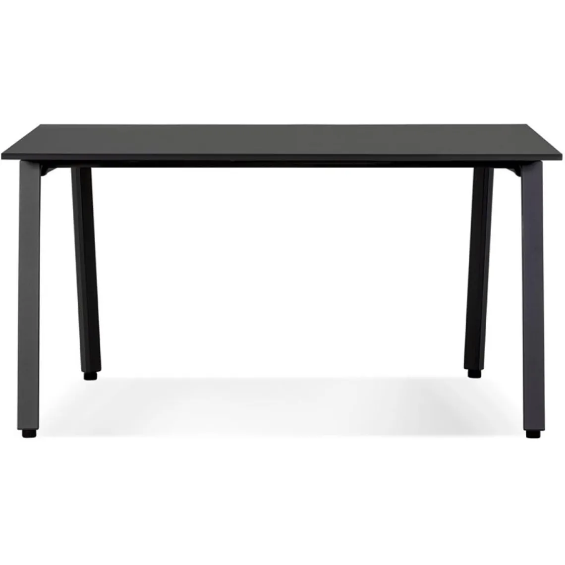 ALTEREGO Table de réunion ou bureau bench 'AMADEUS SQUARE' noir New
