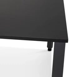 ALTEREGO Table de réunion ou bureau bench 'AMADEUS SQUARE' noir New