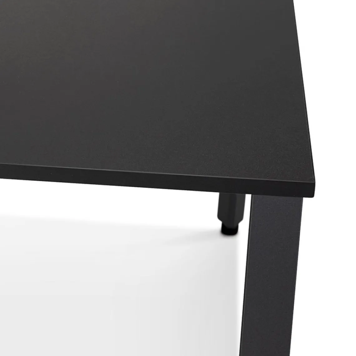 ALTEREGO Table de réunion ou bureau bench 'AMADEUS SQUARE' noir New