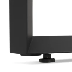 ALTEREGO Table de réunion ou bureau bench noir Hot