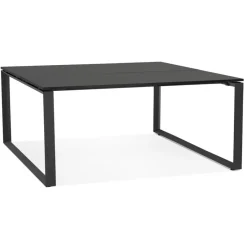 ALTEREGO Table de réunion ou bureau bench noir Hot