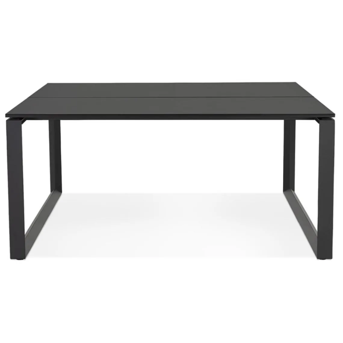 ALTEREGO Table de réunion ou bureau bench noir Hot