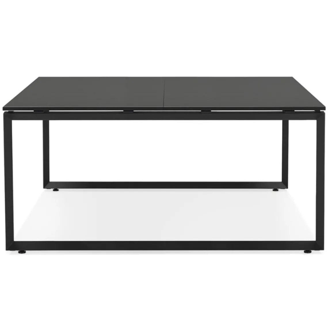 ALTEREGO Table de réunion ou bureau bench noir Hot