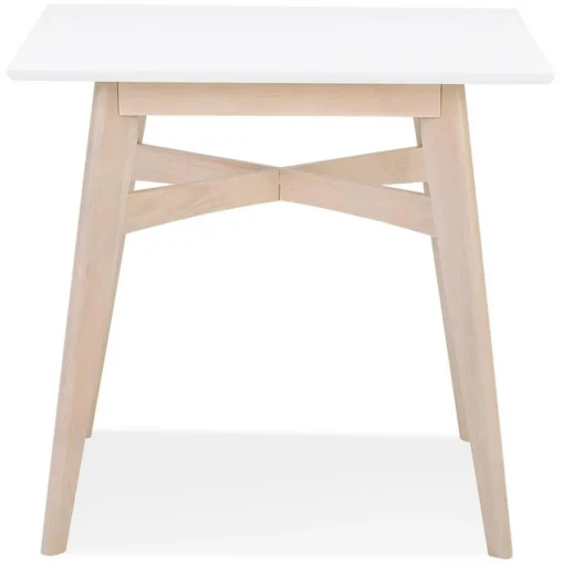 3S. x Home Table De Salle à Manger Blanche Design STEFFIE Style Scandinave Clearance