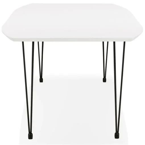 3S. x Home Table de salle à manger Blanche design STRIK Style industriel Online