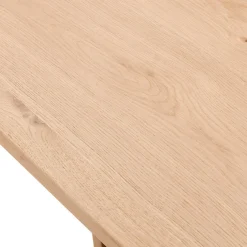 ALTEREGO Table de salle à manger 'MANITOU' en chêne massif