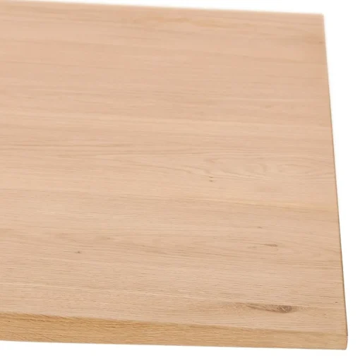 ALTEREGO Table de salle à manger 'MANITOU' en chêne massif