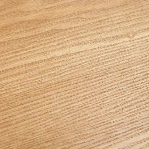 ALTEREGO Table de salle à manger ronde 'LULU' en bois finition naturelle et métal noir Hot