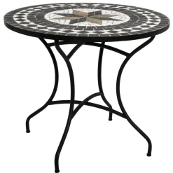 3S. x Home Table Dîner Ronde Mosaïque KIPOS