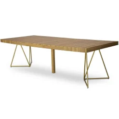 3S. x Home Table Extensible NEILA Chêne Clair Outlet