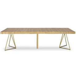 3S. x Home Table Extensible NEILA Chêne Clair Outlet